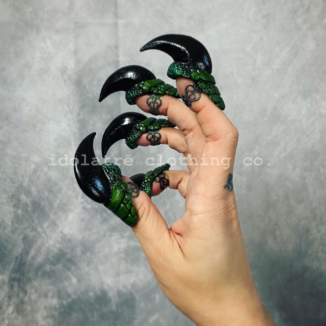 Avian or Reptile Fantasy Claw Rings