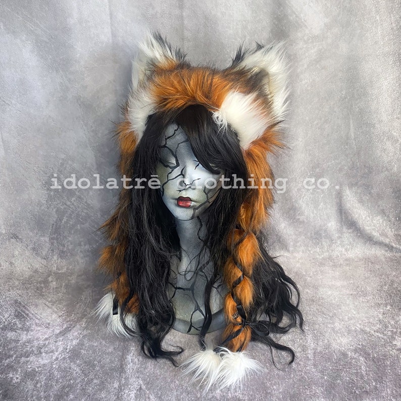 Red Panda Soft Sculpture Ear Hat image 5