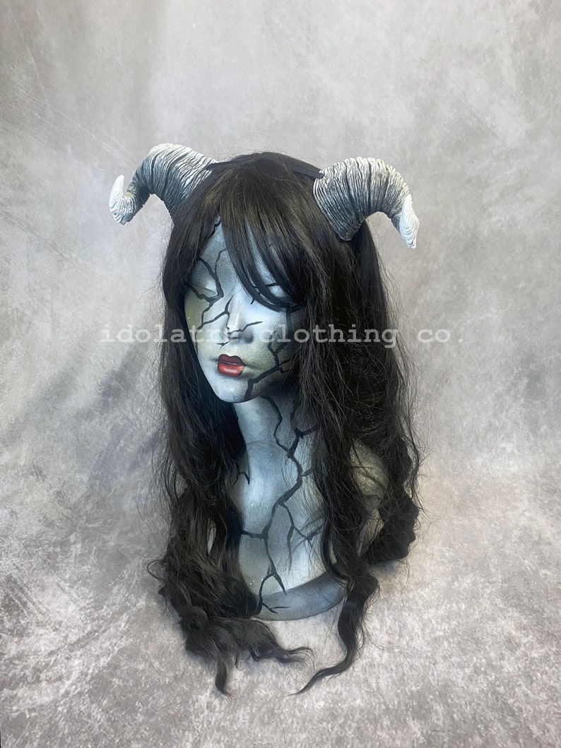 Small Ram Horn Fantasy Headband image 5