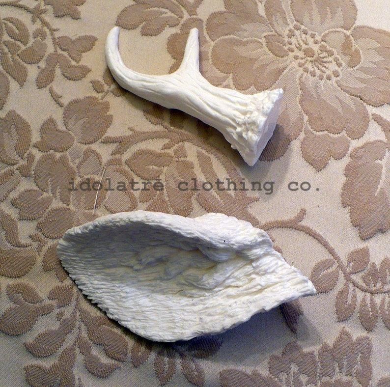 Unpainted Mini Antlers and Ears