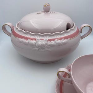 Individual parts Porcelaine Rosé by Hutschenreuther - terrine soup bowls or serving bowls