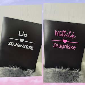 Certificate folder personalized gift for school enrollment schoolchild folder transparent cover certificates certificate holidays class certificate documents