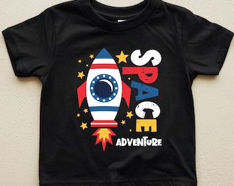 Kids Rocket Ship T-Shirt: Space Adventure, Ready to Explore