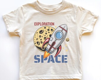 Ruimteraket-T-shirt voor kinderen: rompertje voor avontuur in de ruimte