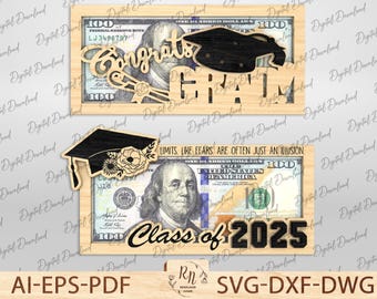 Personalized Graduation Money Holder,Graduation Gift Money Holder, Graduation Tassels Money Holder,Gift for Grad Student, Class Of 2025 Gift