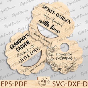 Bloemen voor mama lasergesneden bestanden Svg, Mason Jar deksel Moederdag bloem houder, zorgvuldig geselecteerde jar topper bloemenhouder, Mason Jar deksel Svg