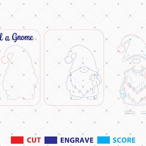 Ultimat julpusselspel SVG-paket, 17 tärningskastspel för barn laserskuren fil, laserskuren julaktivitet, rulla en tomte svg bild 9