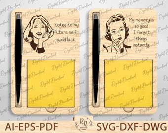 Archivo SVG de corte láser para sujetapapeles adhesivos, material para manualidades, sujetapapeles adhesivos, archivo de corte Glowforge, sujetapapeles, archivo de corte Glowforge