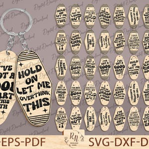 Sarkastisches motel keychain svg, Snarky motel Keychain SVG Bundle, Erwachsenen Humor svg, lustiger Vintage keychain svg, sarkastisches Bundle svg