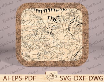 Educational kids animal puzzle svg,Game Educational Toys for Kids, Wooden Animal Puzzle, Farm Animals Puzzle, Glowforge file Svg