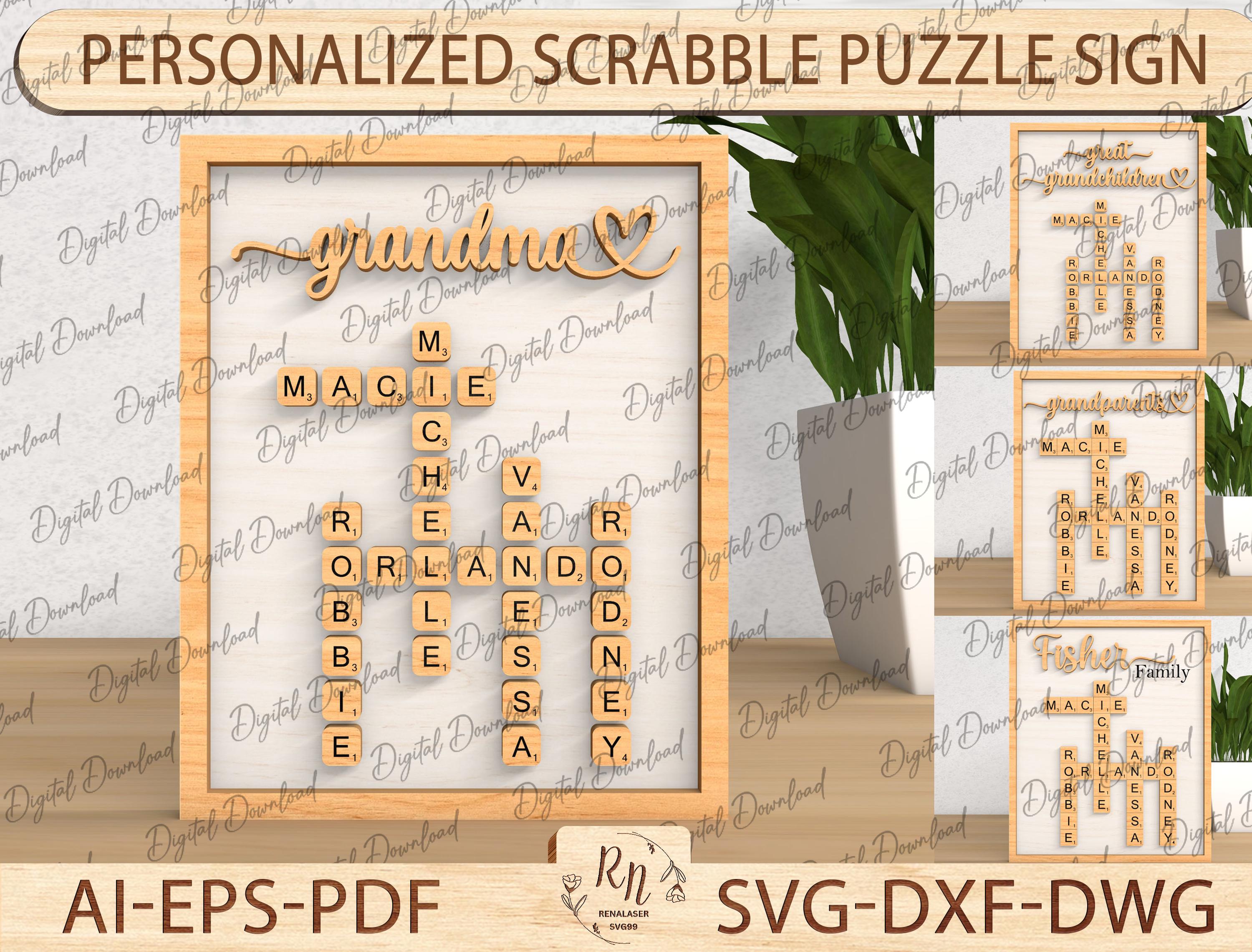 Scrabble christmas card - Etsy Schweiz