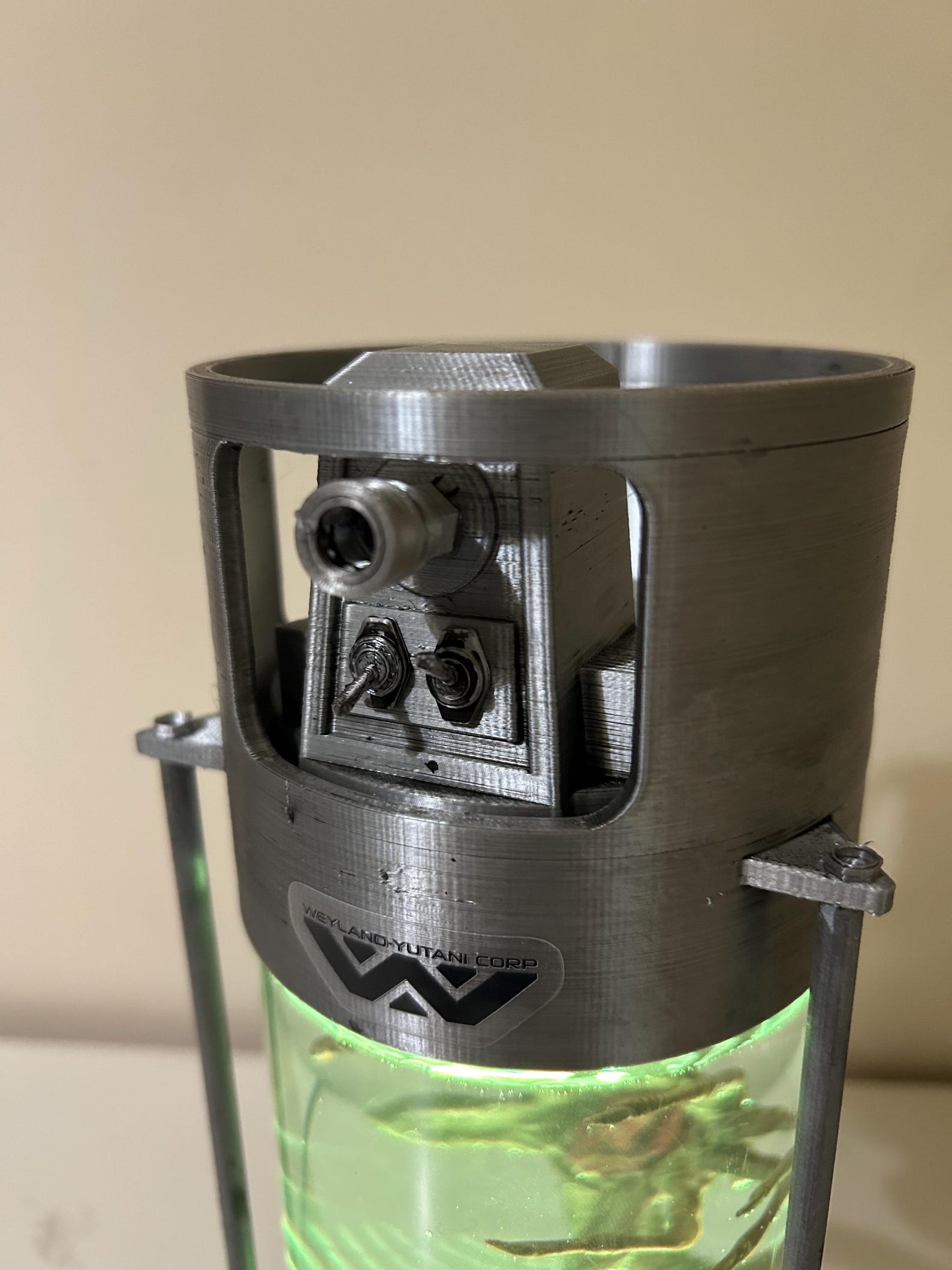 Alien Facehugger Stasis Tube Lamp LED Remote Control 16 Colour - Etsy