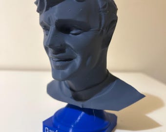 6” Davie Cooper Statue/Bust Rangers For Bar, Pub, Home, Garage