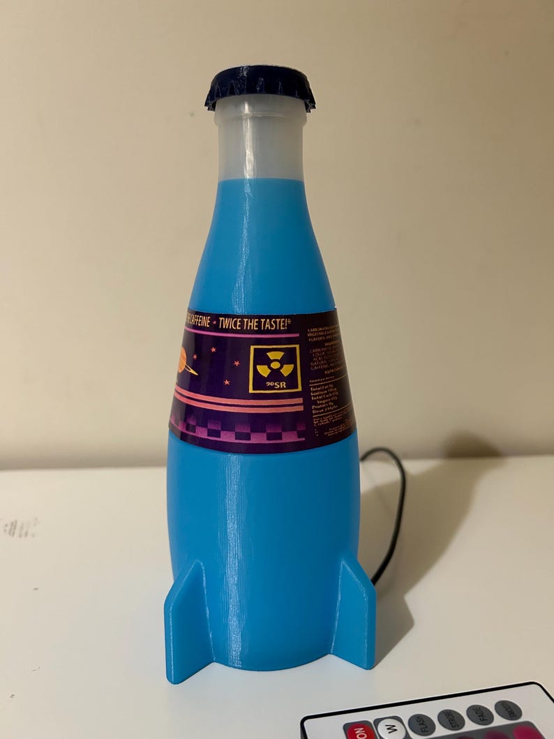 9” Nuka Cola Quantum Lamp USB 16 Colour Remote Control image 8