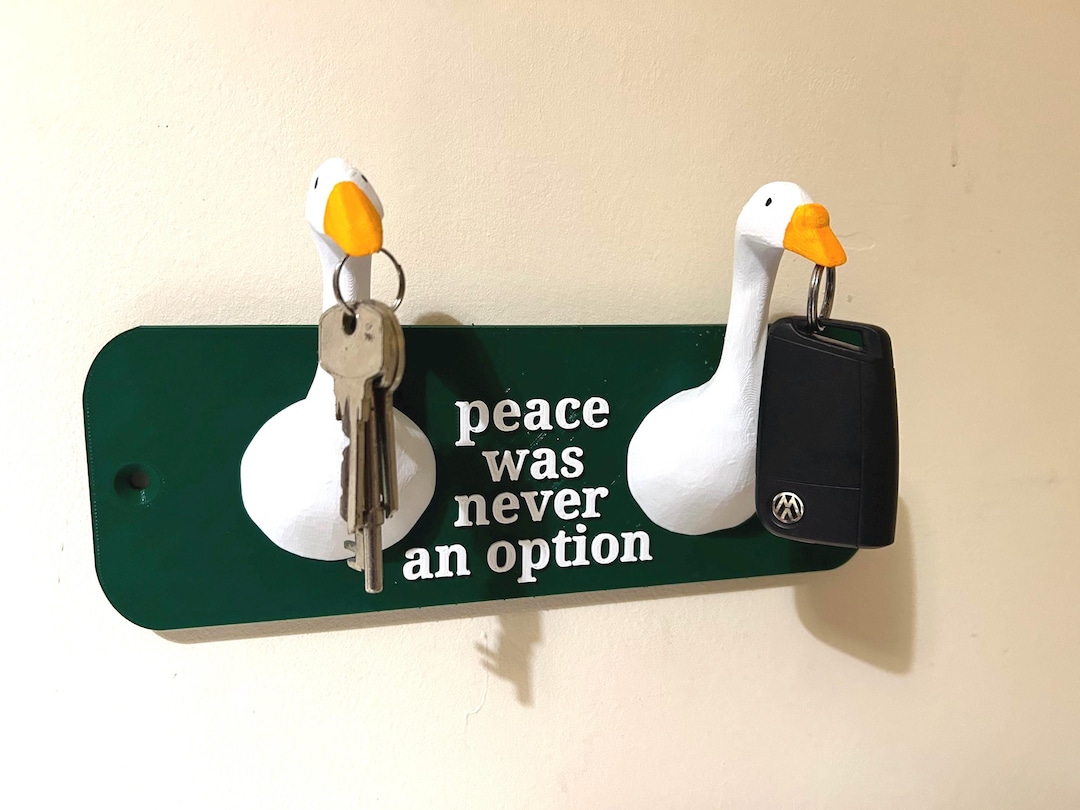 Untitled Goose Game- Goose Magnetic Beak Key Hanger Wall Mounted - Etsy