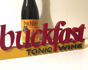 11” Buckfast Tonic Wine Pub Sign, Man cave Bar