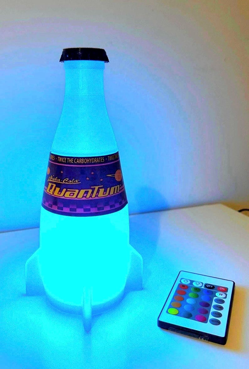 9” Nuka Cola Quantum Lamp USB 16 Colour Remote Control image 5