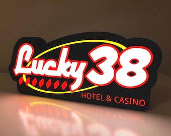 12” Lucky 38 LED Lamp