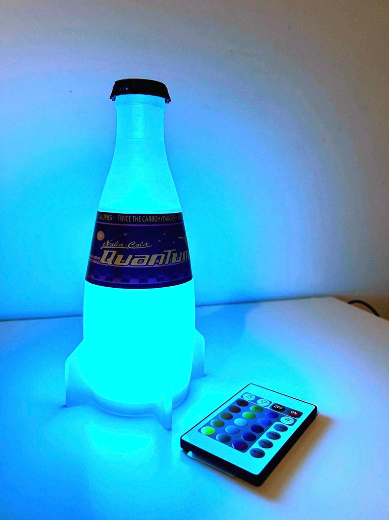 9” Nuka Cola Quantum Lamp USB 16 Colour Remote Control image 4