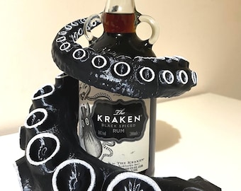 Tentacle Bottle Holder Display Pub Sign, Man cave Bar,