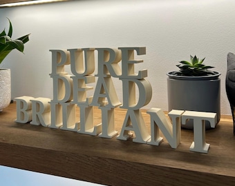Pure Dead Brilliant Blocks Scottish Home Decoration