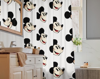 Graphic Pattern Shower Curtain
