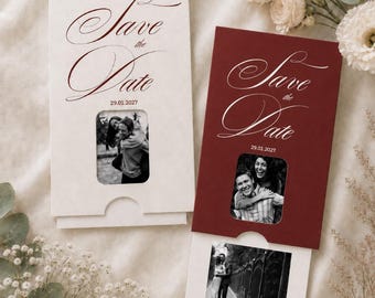Photobooth Invitation Template, Save The Datr Invitation Design, Print And Cut Svg