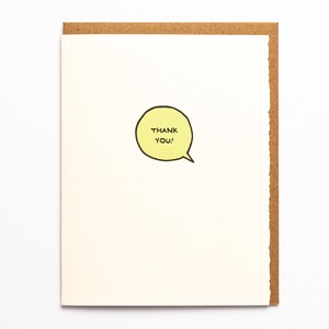 Merci bulle mignonne carte gratitude gentille douce amie adorable fabriquée à Toronto Canada merci