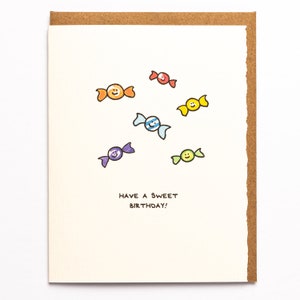 Carte de joyeux anniversaire Souhaits d'anniversaire mignons gentils doux pour sa maman soeur amie Adorable Fabriqué au Canada Toronto Vente en gros de bonbons pour enfants