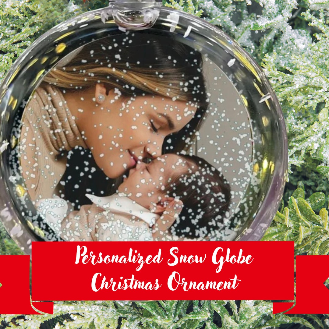 Snow Globe Personalized Holiday Decor Custom Christmas Decor Unique ...