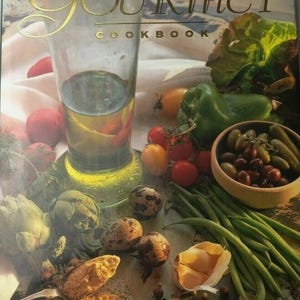 Vintage 90s Cookbook, Healthy Gourmet Cookbook 1994, Collins Publishers San Francisco Classic Recipes