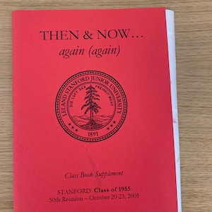 50th Reunion Stanford Class Of 1955 With Dianne Feinstein In October 2005 Book