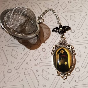Tea ball with Nosferatu charm. Tea strainer Tea infuser