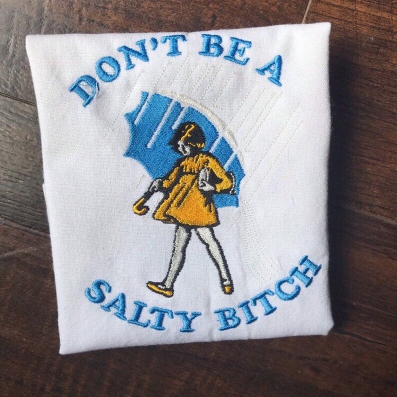 Don/'t be a salty bitch tea towel gifts for sister,
