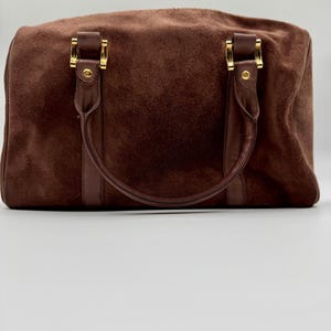 Vintage Leather Boston Bag - Etsy