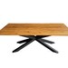 SPIDER Table Made of Solid Oak Wood, With Spider-shaped Metal Legs ...