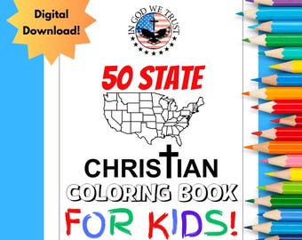 50 State Christian Coloring Book