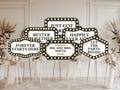 Wedding Black Bottle Service Sign Canva Template Editable Wedding Marquee Reception Entrance Sign Printable Birthday Bridal Party Poster