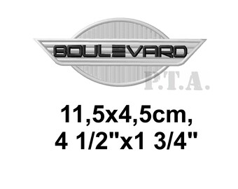 BOULEVARD Iron-on PATCH, Suzuki Owners Gift