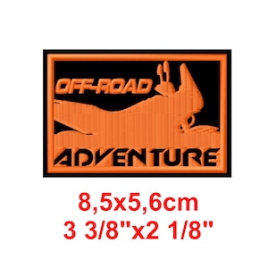 アドベンチャー オフロード バイク アイロン接着パッチ