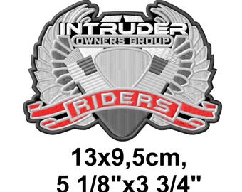 Intruder Riders OG Iron-on PATCH, Suzuki Riders Gift