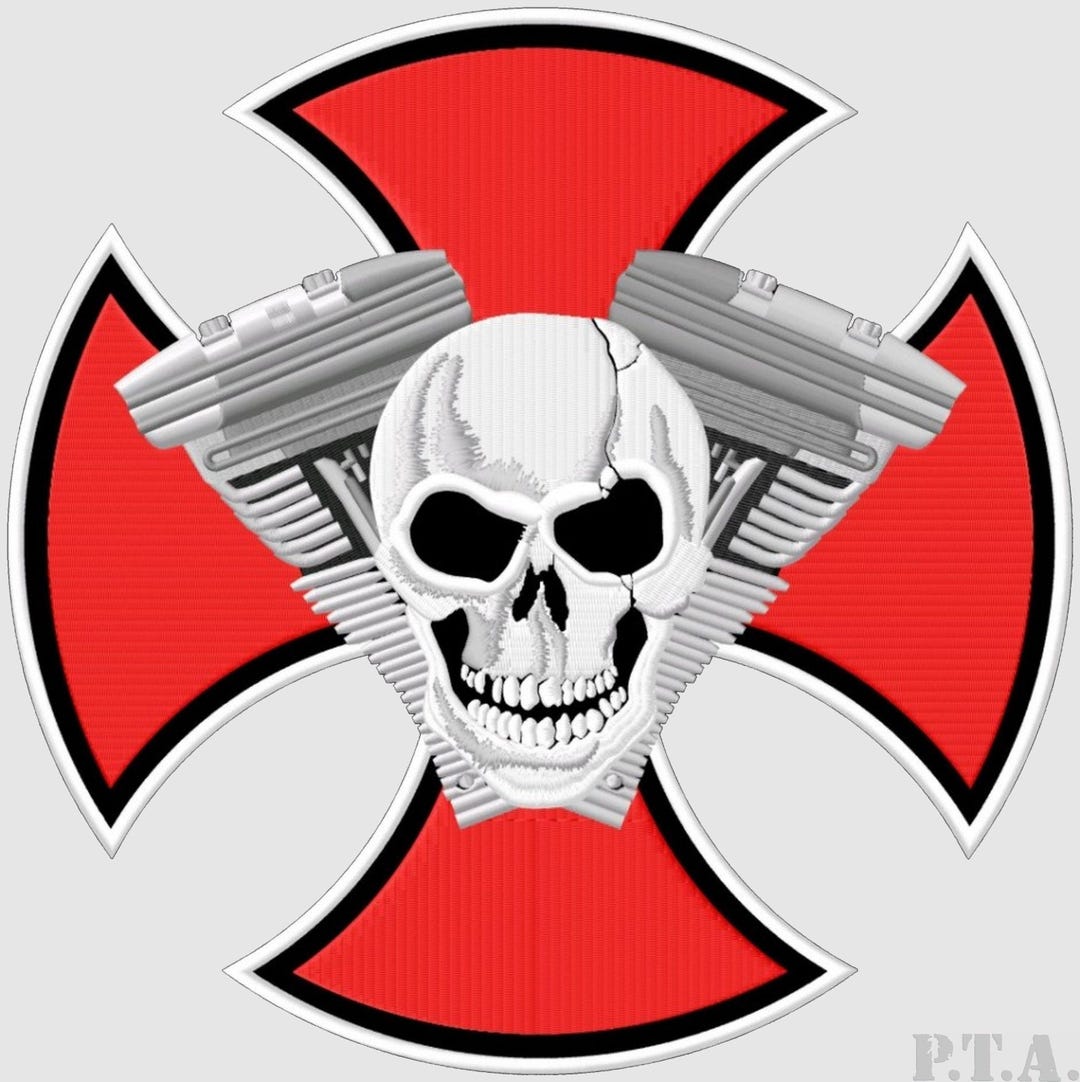 Rocker Spain XL Banner Patch Chopper Motorbike Motobike Motorcycle Aufnäher parche Bordado brodé patche écusson Toppa ricamata