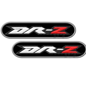 DR-Z stryk-på-tygmärke Suzuki-förare present (set om 2) DR Enduro Off Road
