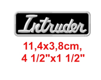 INTRUDER Iron-on PATCH, Suzuki Owners Gift