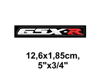 GSX-R Iron-on PATCH, Suzuki GSXR Owners Gift rgsx