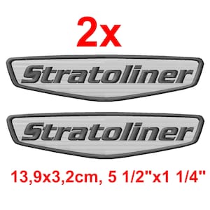 Star Stratoliner iron-on PATCH set of 2 pcs. Aufnäher Parche brodé patche toppa for fans Yamaha Riders Biker embroidery vest jacket patches