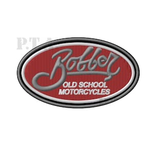 Bobber Old School Motorcycles iron-on PATCH Aufnäher Parche brodé patche toppa motorcycle rider biker vest jacket