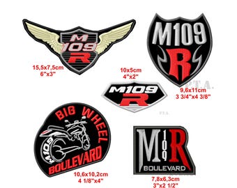 M109R Boulevard iron-on PATCH Aufnäher Suzuki riders Gift