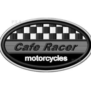 Cafe Racer Motorcycles iron-on PATCH Aufnäher Parche brodé patche toppa motorcycle rider biker vest jacket