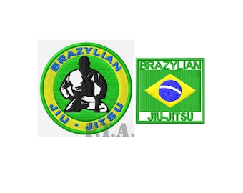 Patch termocolante de Jiu-Jitsu brasileiro - Patches para kimono de artes marciais